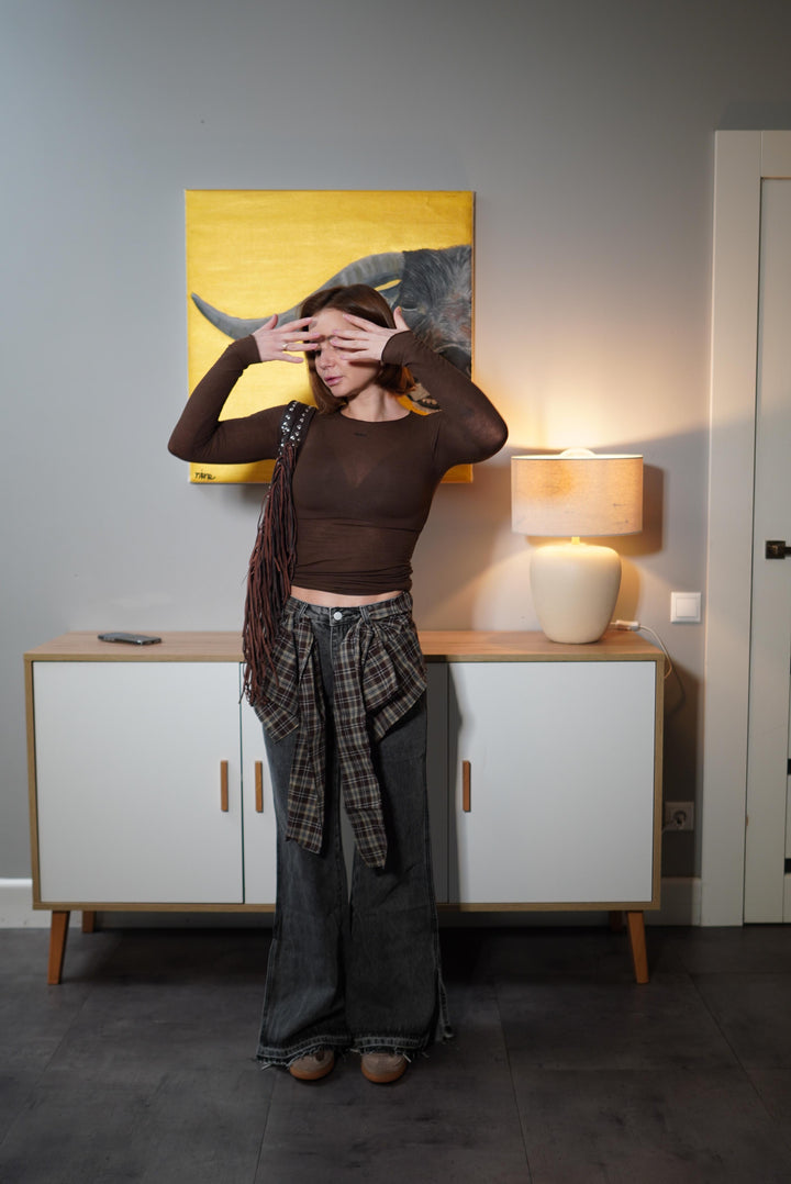 Džinsa bikses "Wide-leg"