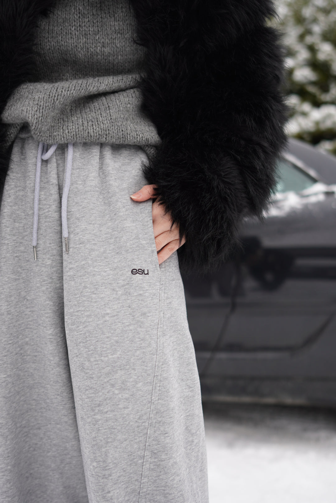 Kokvilnas bikses “Wide”