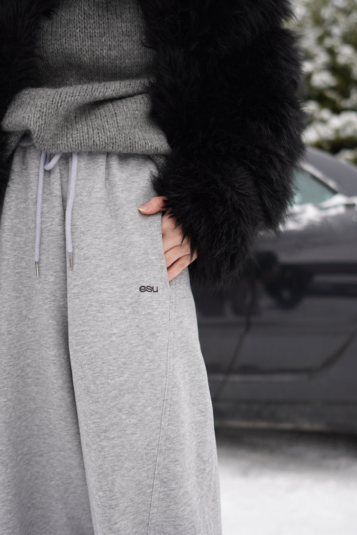 Kokvilnas bikses “Wide”