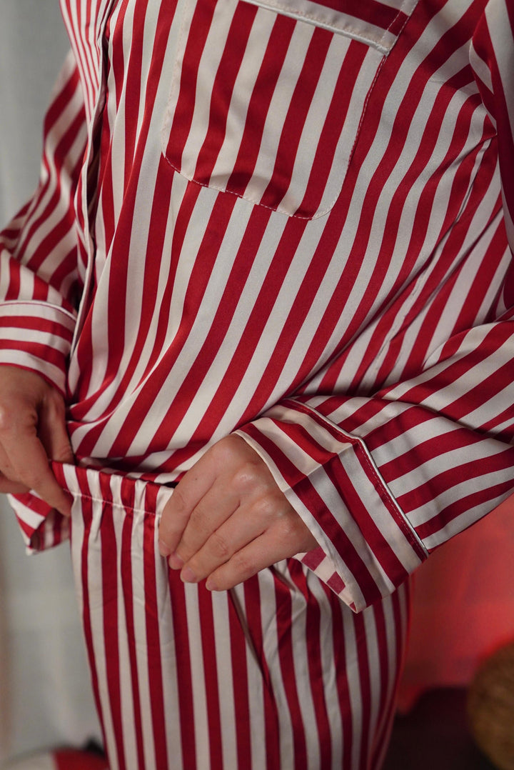 Satīna pidžama "Red velvet"