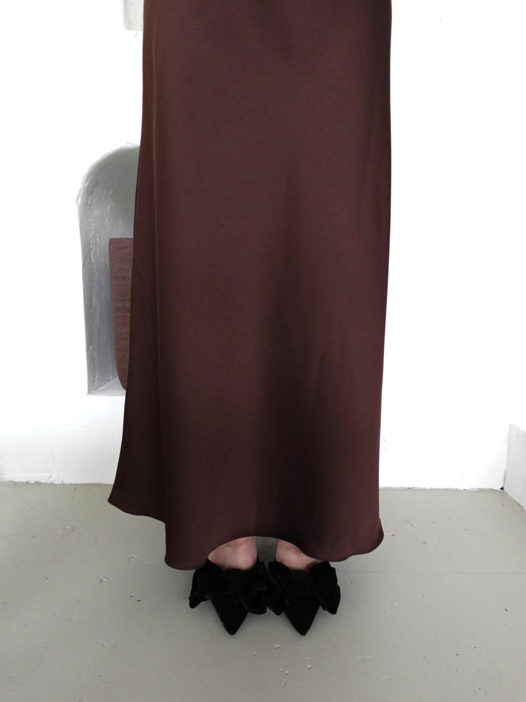Satīna svārki