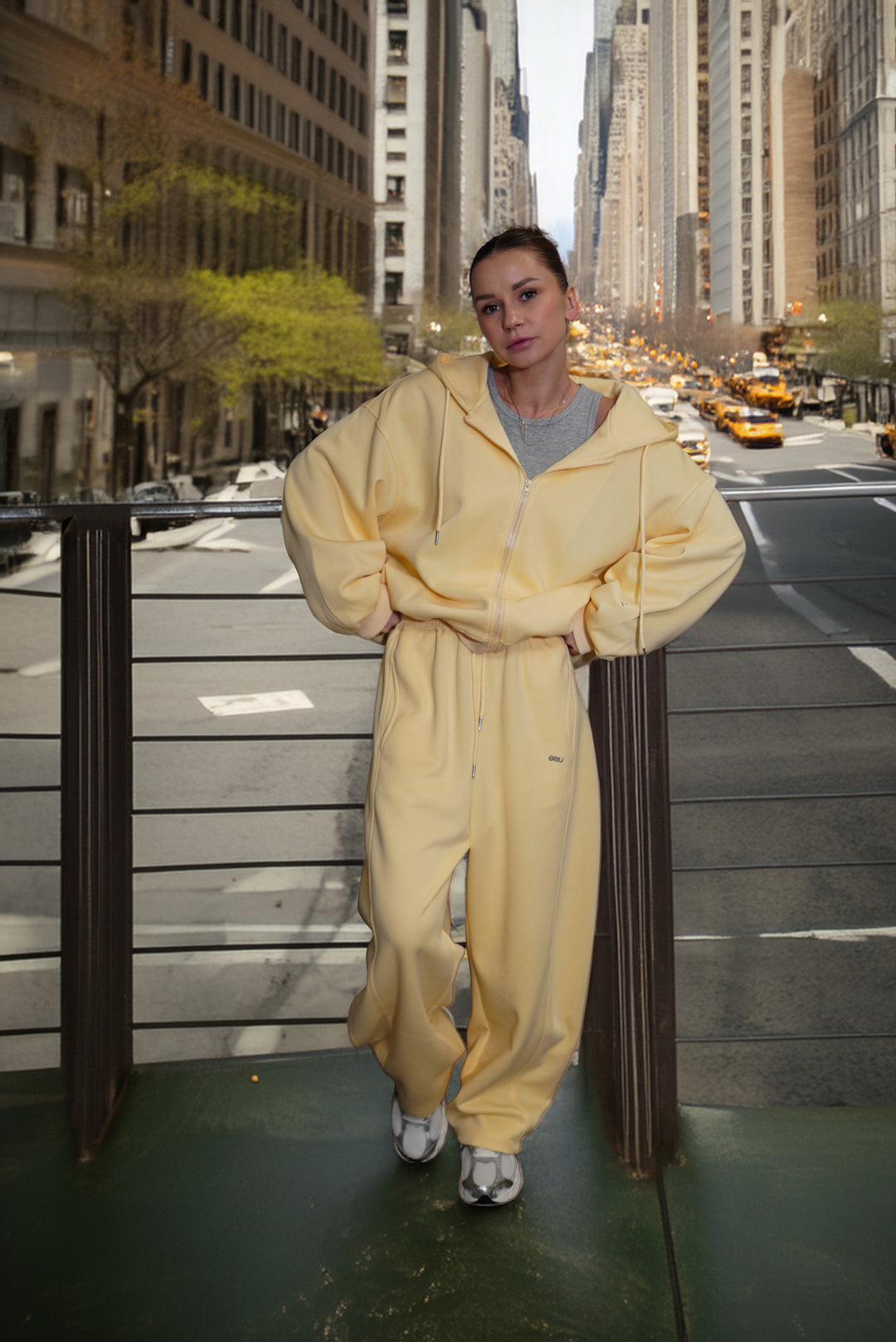 Kokvilnas bikses “Wide”