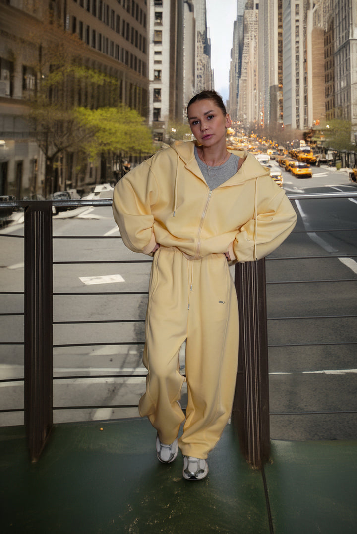 Kokvilnas bikses “Wide”