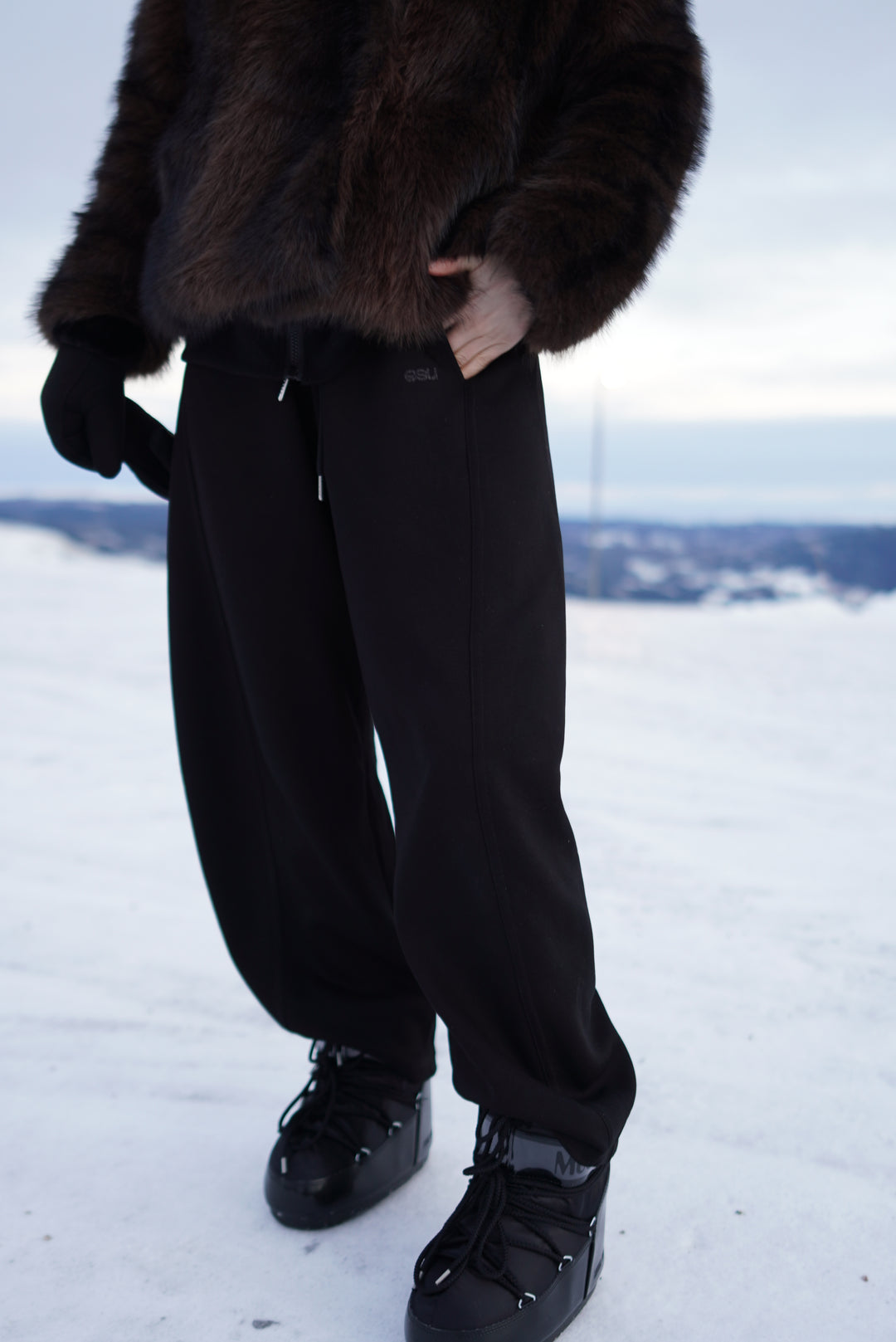 Kokvilnas bikses “Wide”