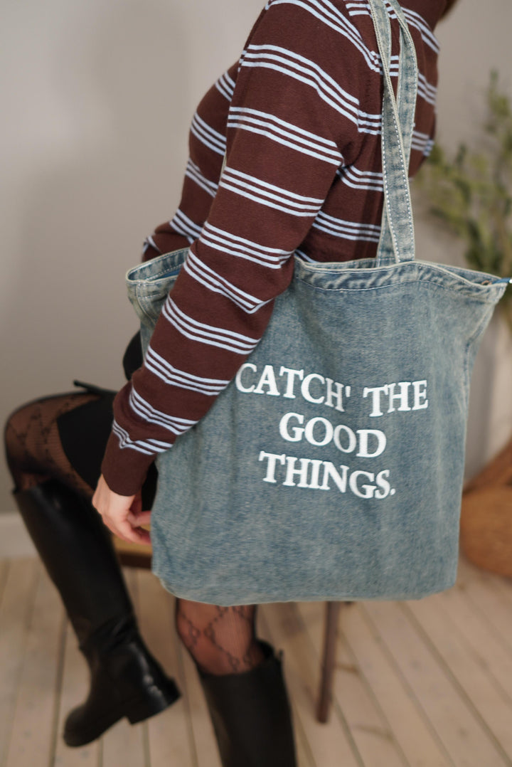 Auduma soma "Catch the good things"