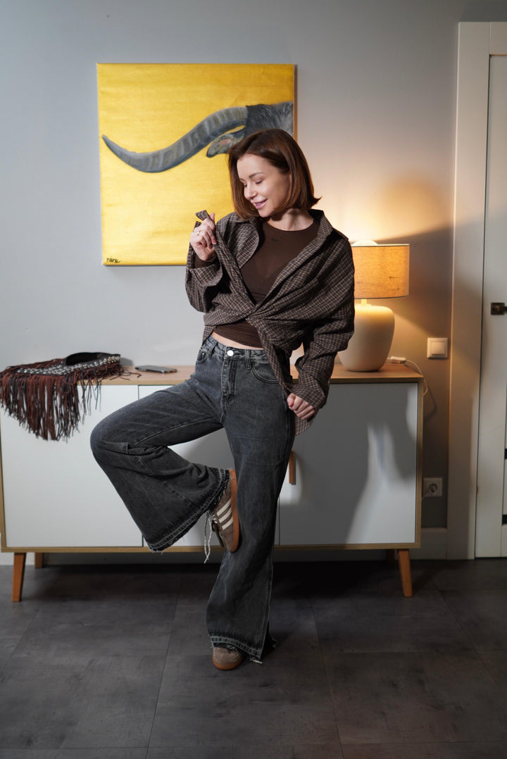 Džinsa bikses "Wide-leg"